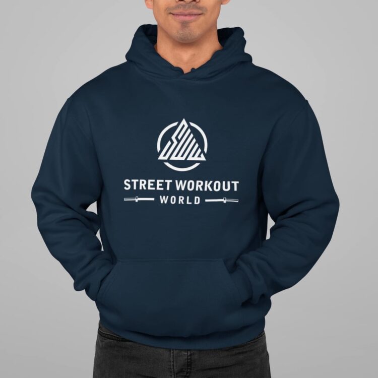 Street Workout World Hoodie Navy